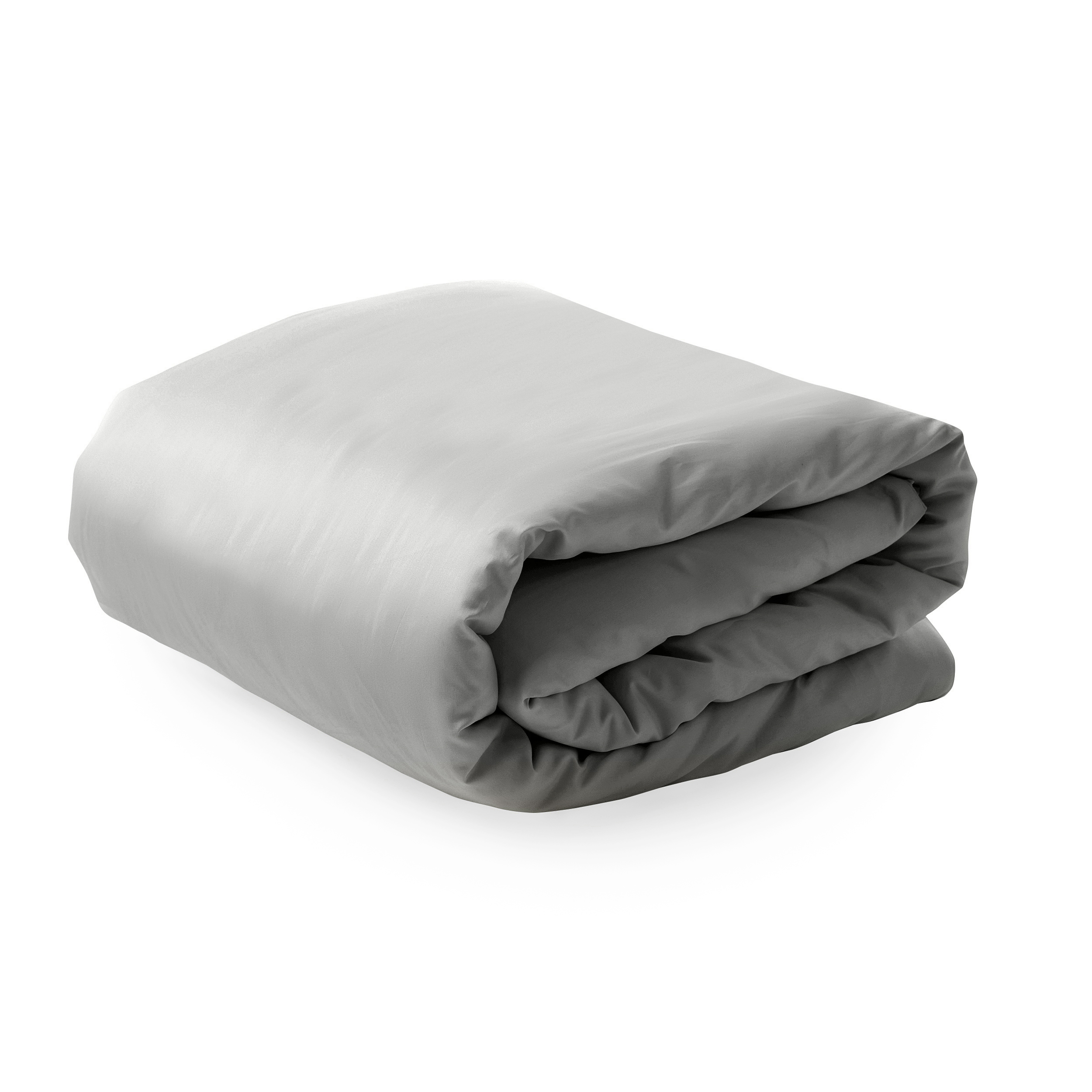 Пододеяльник мако-сатин | Пододеяльник мако-сатин Серебристый