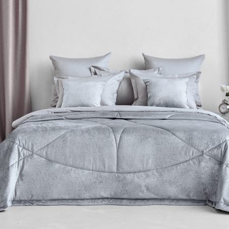 БАРХАТНОЕ ПОКРЫВАЛО ALLURE СТАЛЬНОЙ