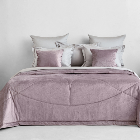 БАРХАТНОЕ ПОКРЫВАЛО ALLURE ЛИЛОВЫЙ